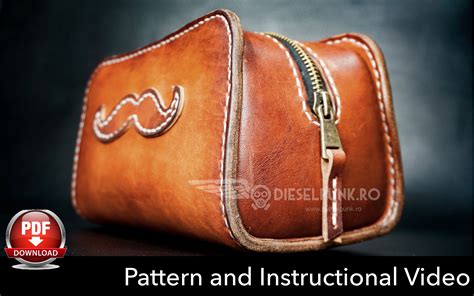 leather dopp kit pattern